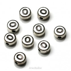 NEW! 1 Letter O Quality Silver Plated Round Alphabet Bead 7mm ~ Ideal For Occasion Name Bracelets, Card Making & Other Craft Activities
